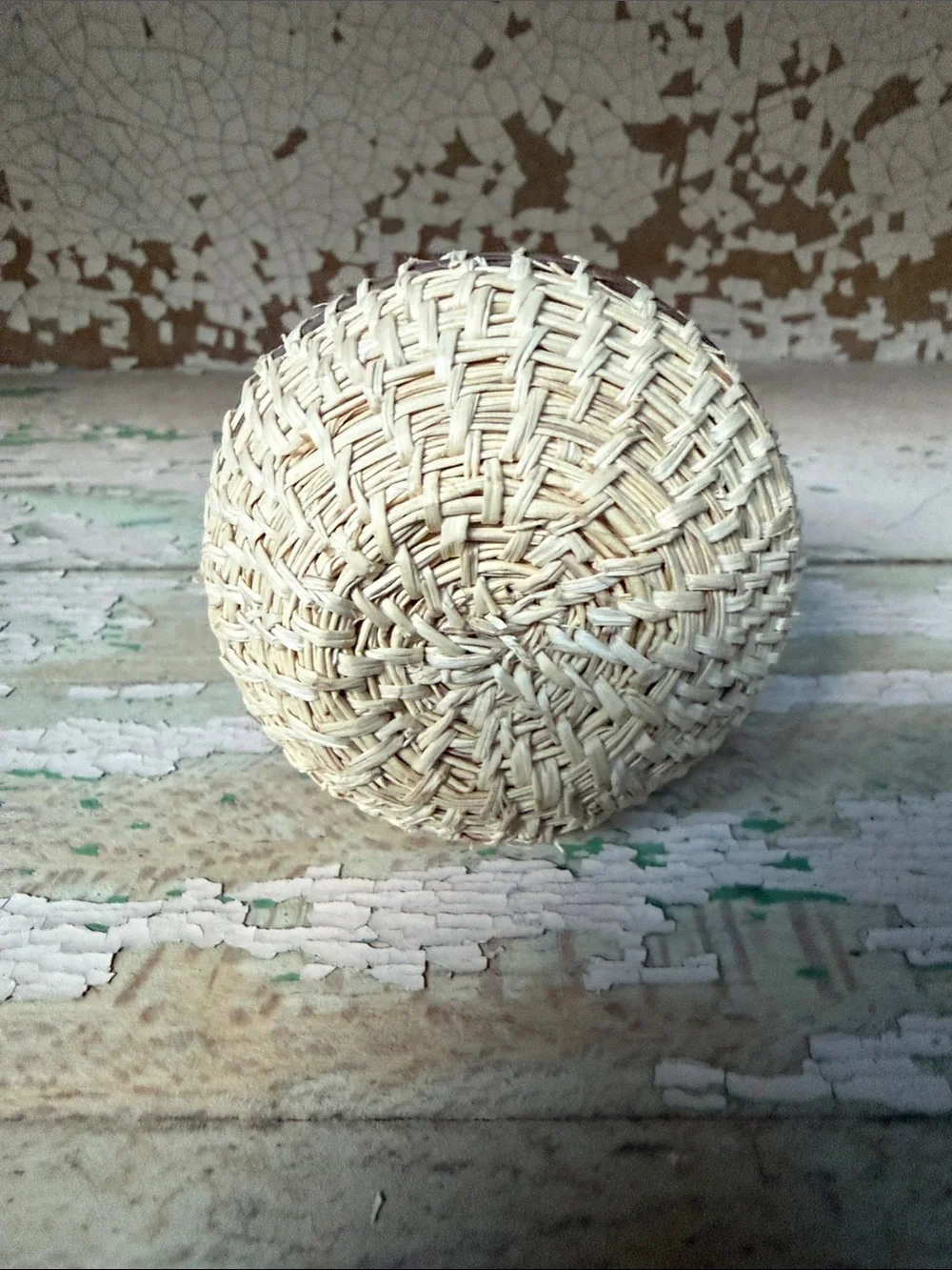 🌿Mini Handwoven Natural and Brown Decorative Lidded Basket